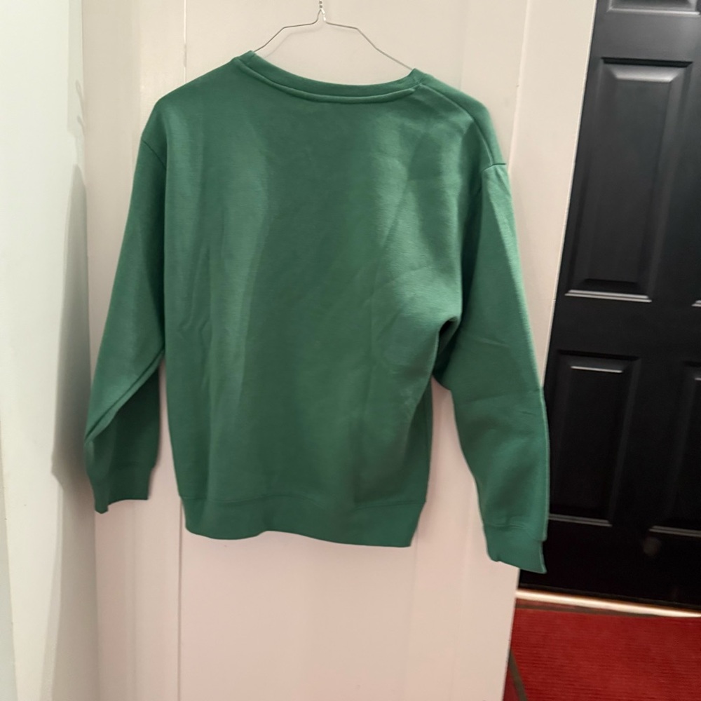 Green Disney Mickey Mouse Women's Christmas Sweater - Picture 3 of 4